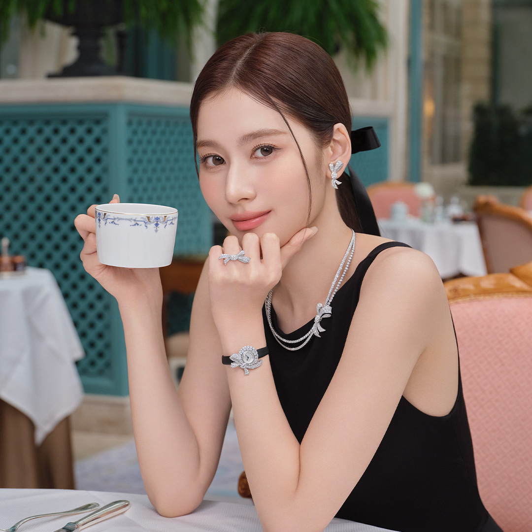 凑崎纱夏 x GraffSANA演绎GRAFF TILDA'S BOW 珠宝系列