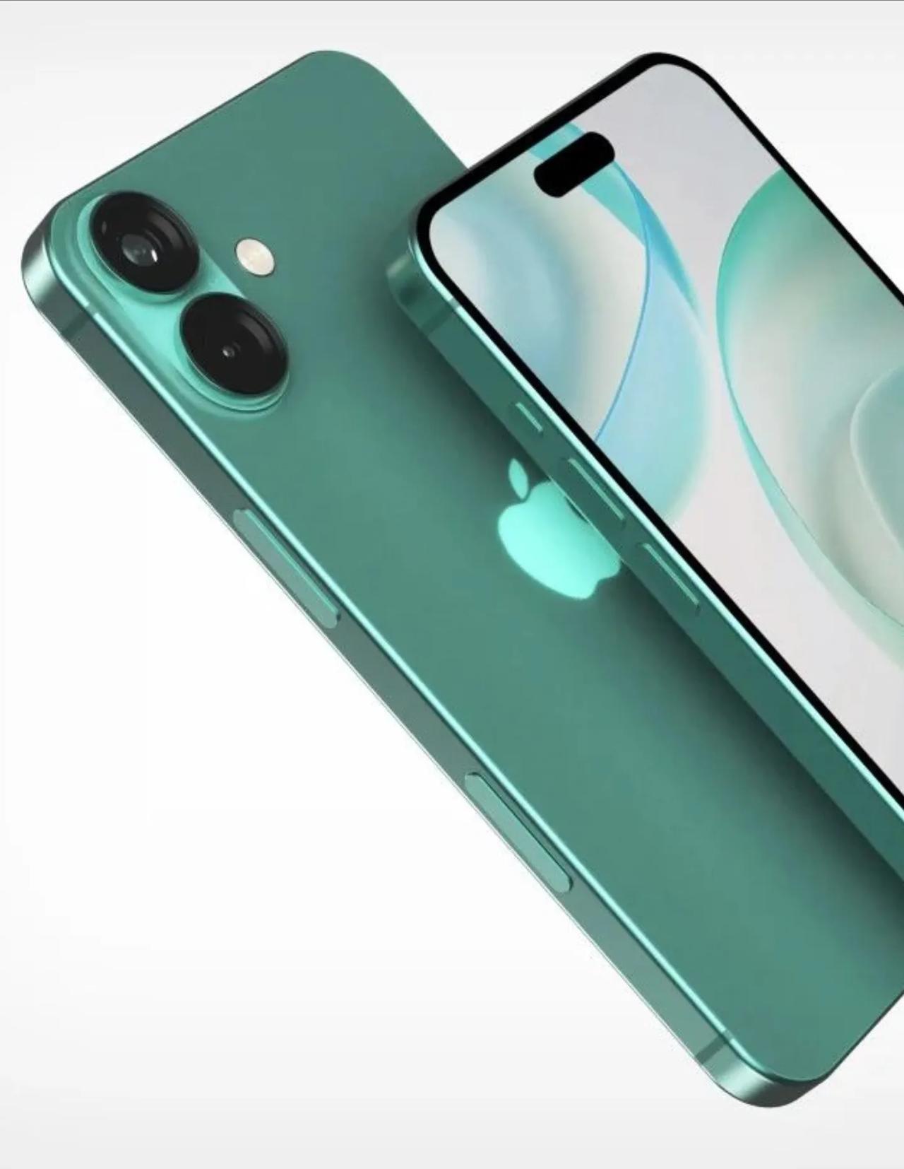 iPhone 16渲染图曝光，新增固体拍照按键、竖排摄像头模组设计，改变很大。
