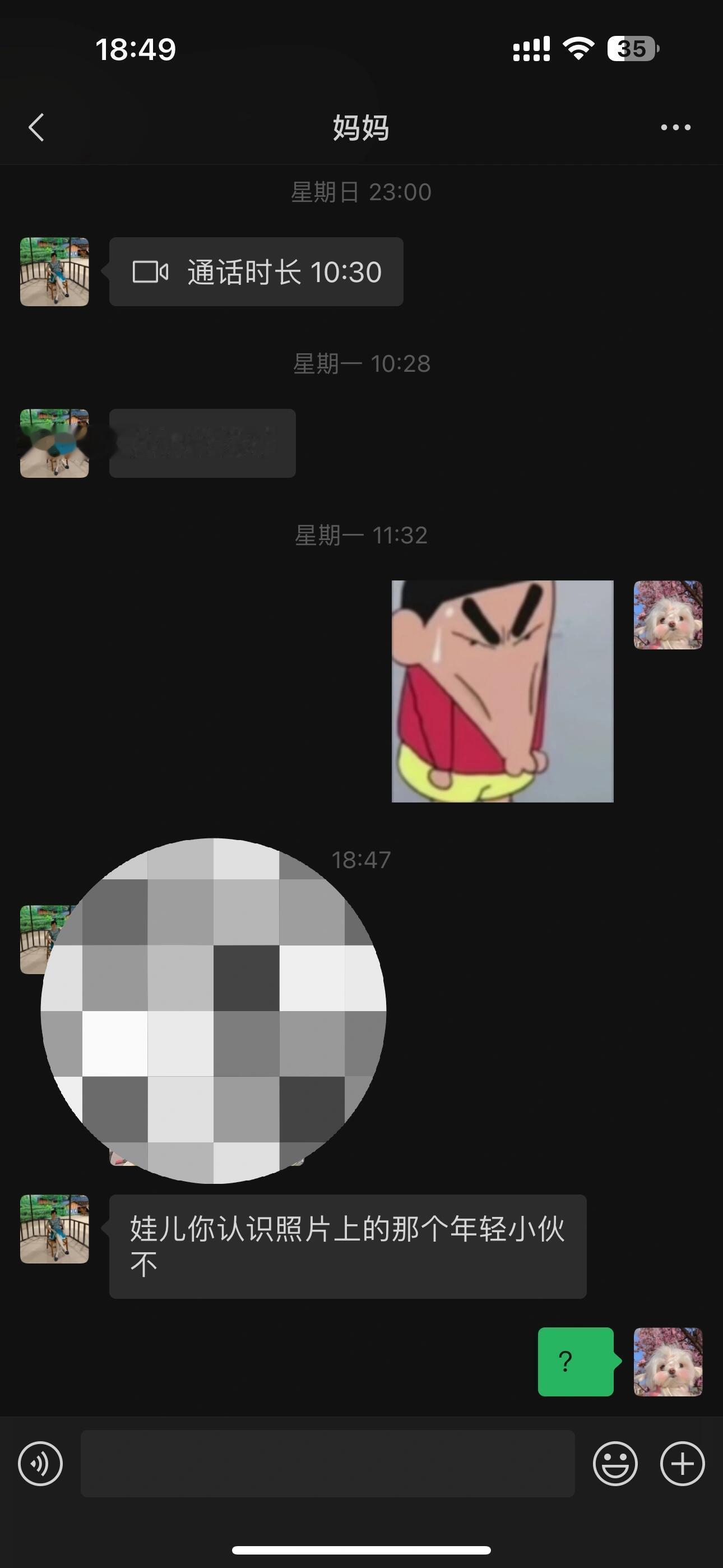 妈妈给我介绍的相亲对象是前男友妈妈给我发了一张相亲对象照片…我一看这不是前男友吗