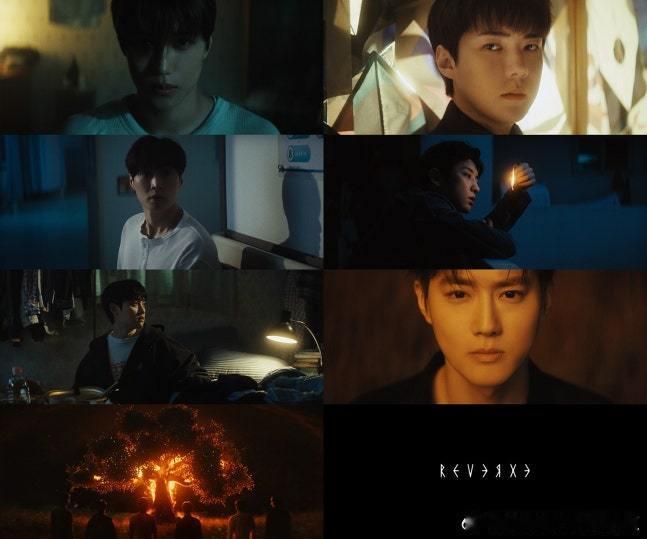 EXO回归预告《REVERXE》公开，重启出道时期的超能力世界观。 