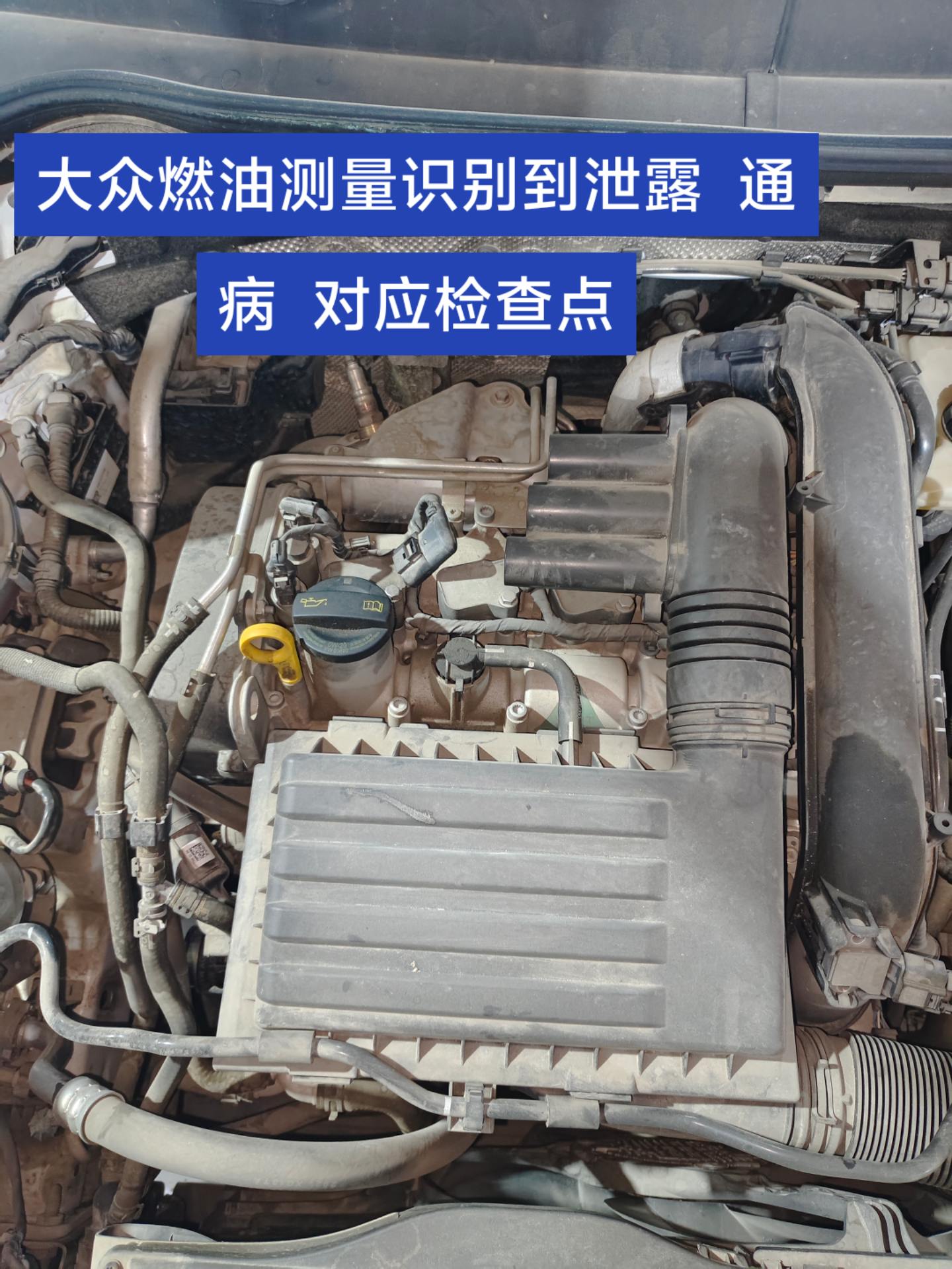 案例分享： 国六车型大众  油箱排气系统识别到泄露对应其故障点