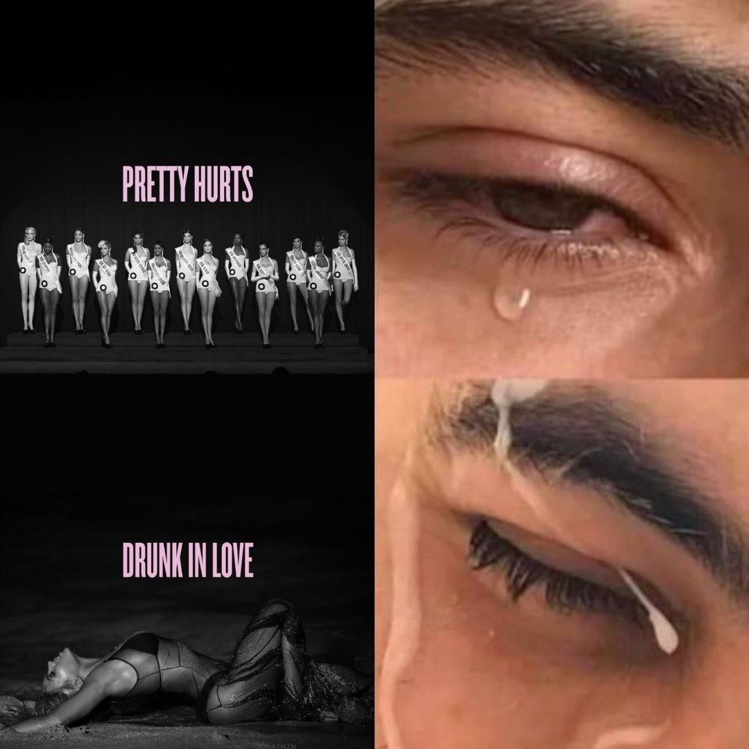 《Pretty Hurts》与《Drunk In Love》： ​​​