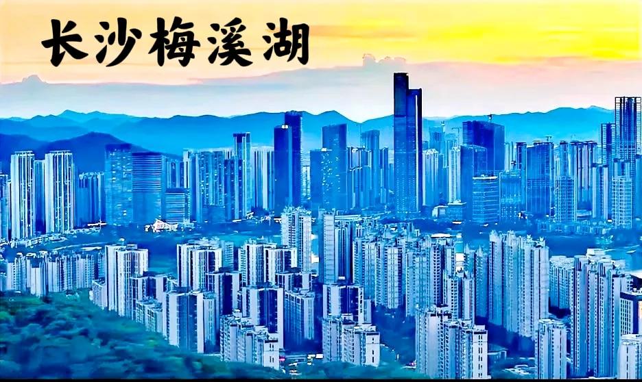 #夏日生活打卡季#长沙梅溪湖一线城市的天际线，这地方适合三种人居住：一种是适合有