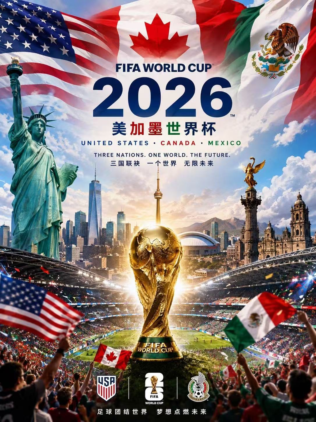 与一起备战美加墨！ 世界杯 来什么不如来点实际的💵 给兄弟们发点子弹🚄 美加