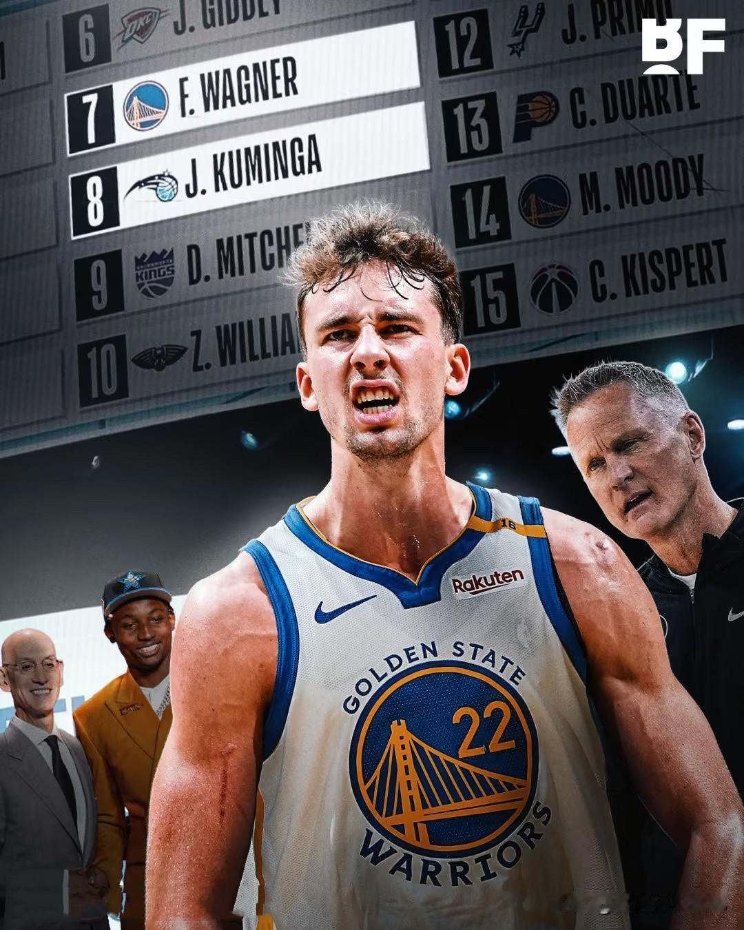 勇士选秀挑库明加并非出自主帅科尔本意？
据勇士的內部人士透露，当年选秀，科尔原本