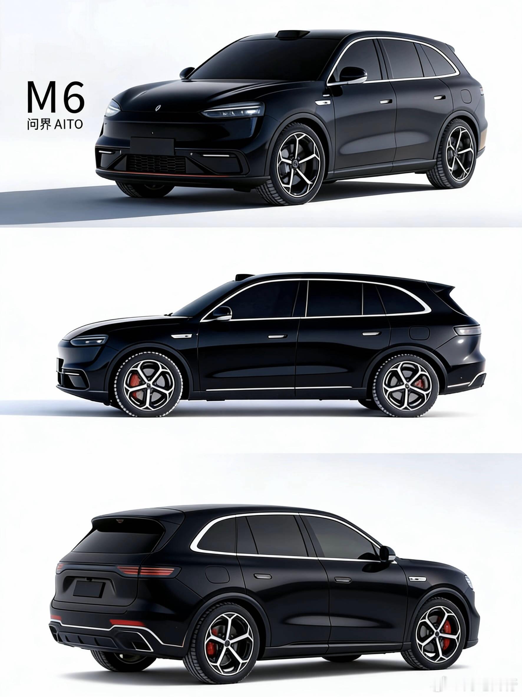 问界m6 黑武士版本，真这样也太帅了吧