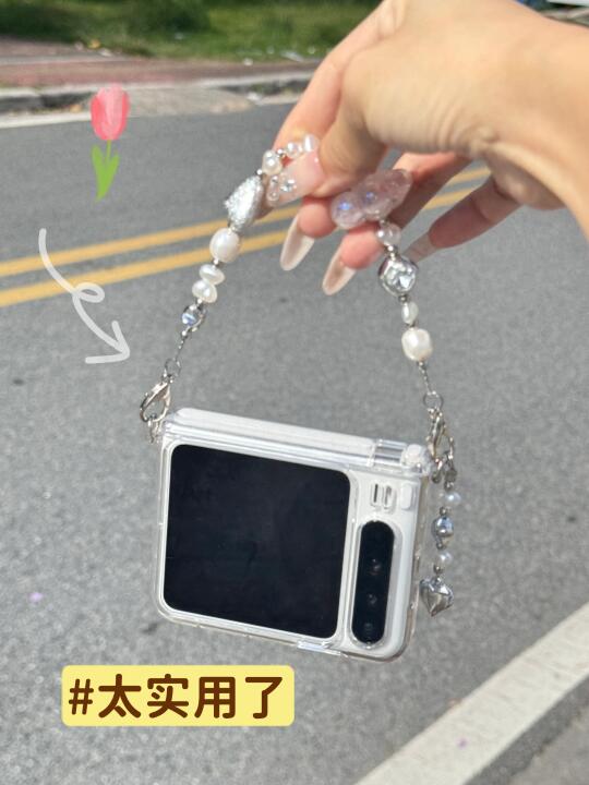 ✨✨😍太实用！侧边自带挂扣透明壳✨