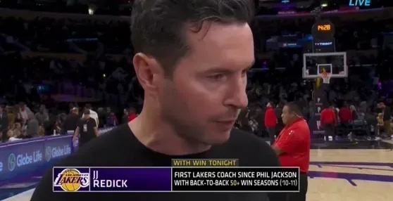 【雷迪克成为自禅师以来，首位背靠背赛季拿到50胜的湖人主帅】🏀今日NBA大战，