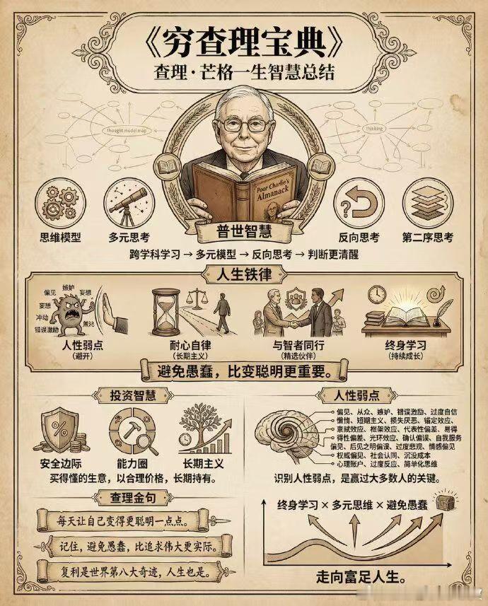 查理·芒格一生智慧总结 