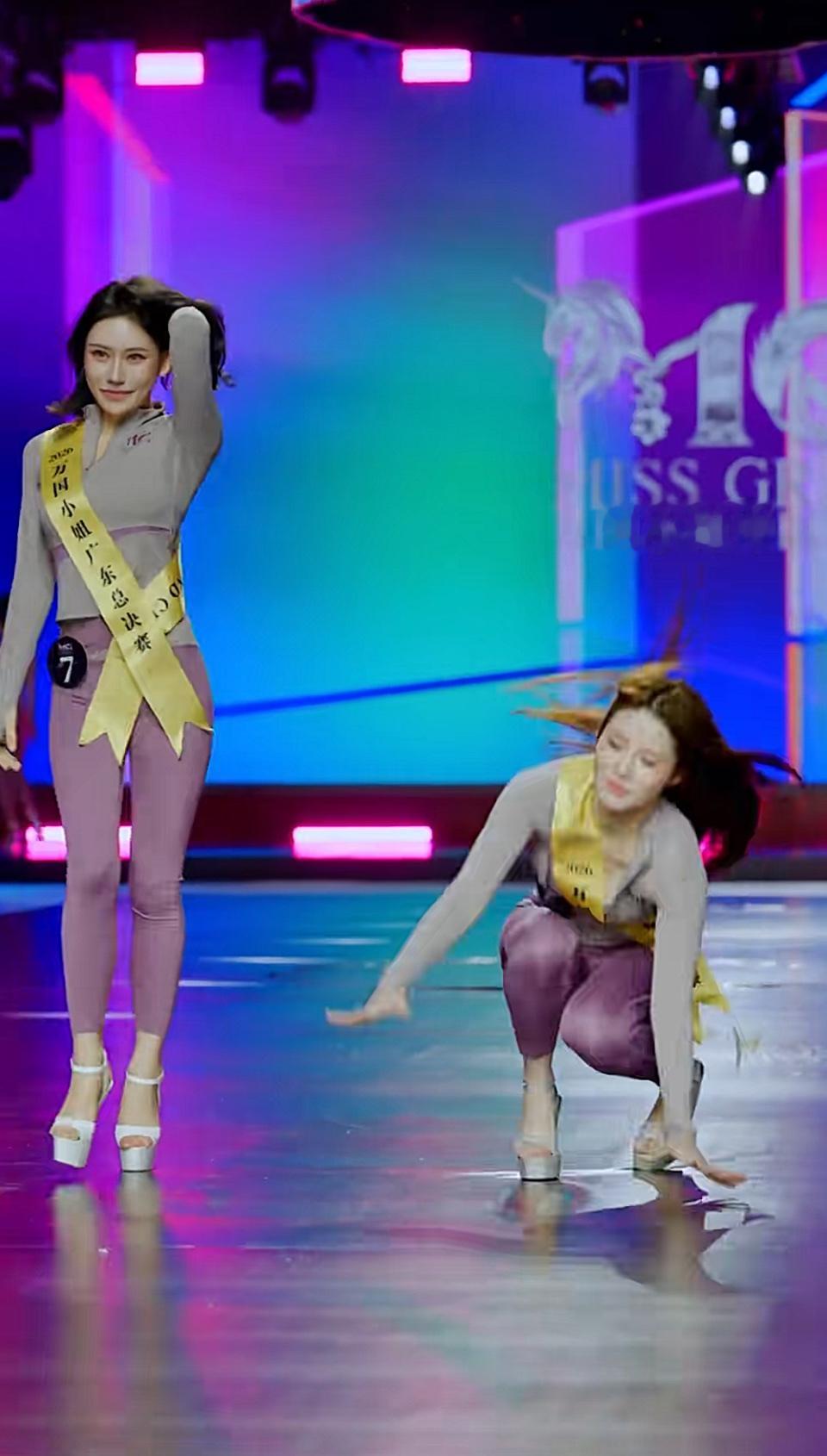 1. 舞台上的小插曲～即使踩高跟摔倒，也藏不住自信的光芒，这份从容真的超赞✨
