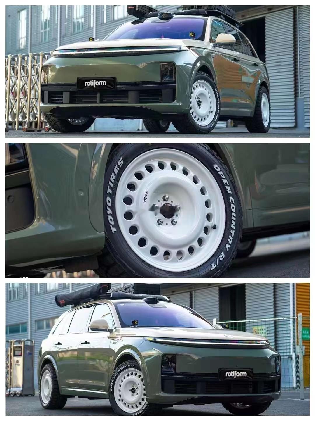 理想L9 轮毂升级ROTIFORM STL 20寸小白鞋5.1假期出行 推荐款式