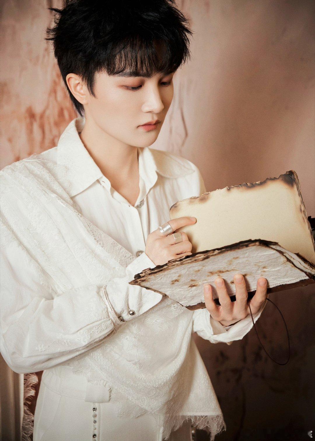 向全世界安利我担你的眼眸像青海的湖，像天山的雪，像四月的蔷薇，存放着我所有的温柔