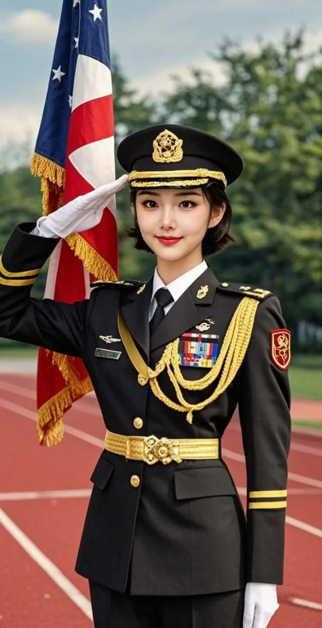 AI护旗英姿