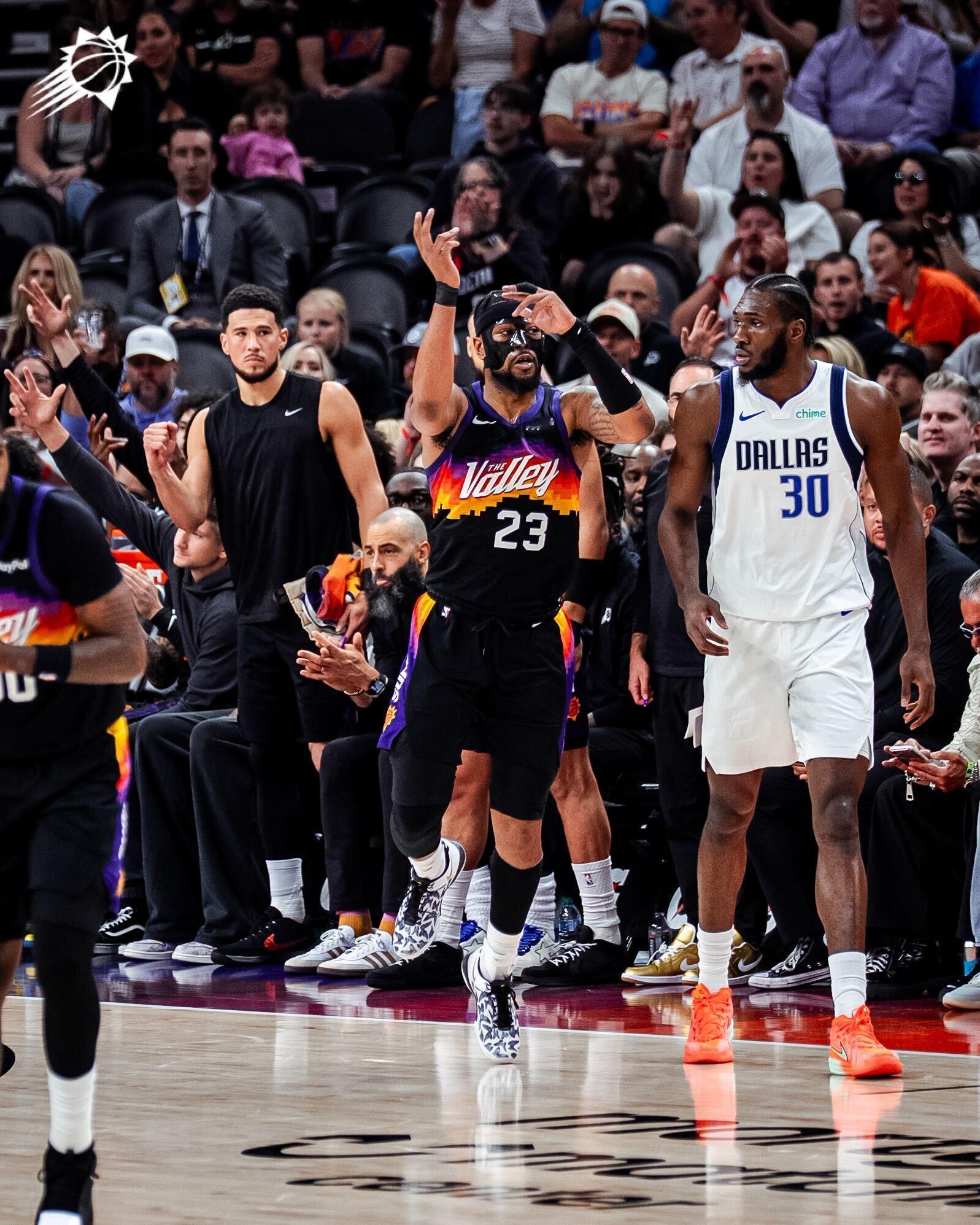 古德温第三记三分命中，再次打停独行侠 💥菲尼克斯太阳 ｜旭日东升｜独行侠vs太