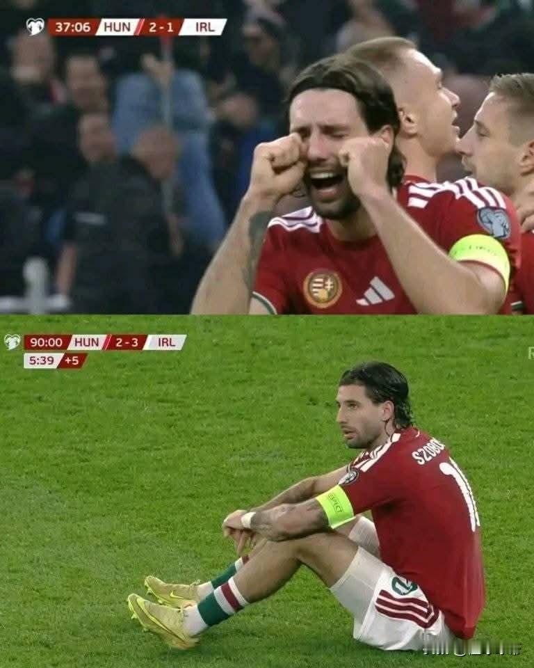 乐极生悲，匈牙利也尝受到了半场开香槟的反噬!

在昨晚匈牙利与爱尔兰的世预赛上，