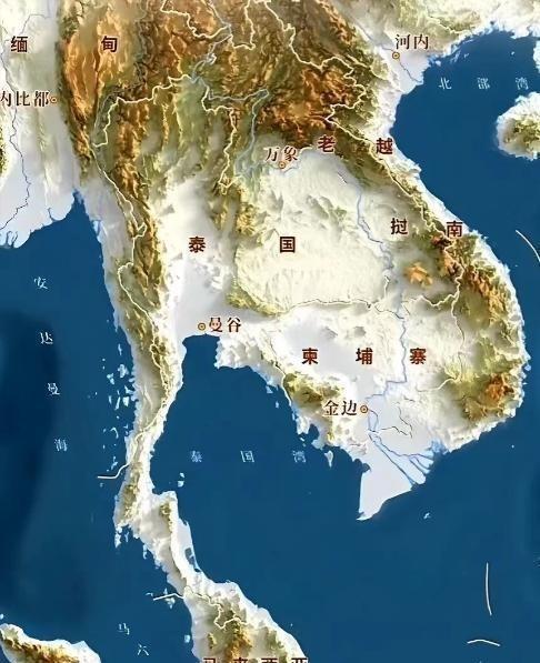 古代中国没有把势力扩张到中南半岛，实在是不知道这里有大片的平原。到了清朝的时候，