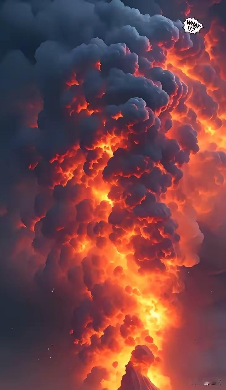 刚刚就在今天
11月2号下午一点多，菲律宾的坎拉翁火山突然喷发啦！黑乎乎的烟柱子