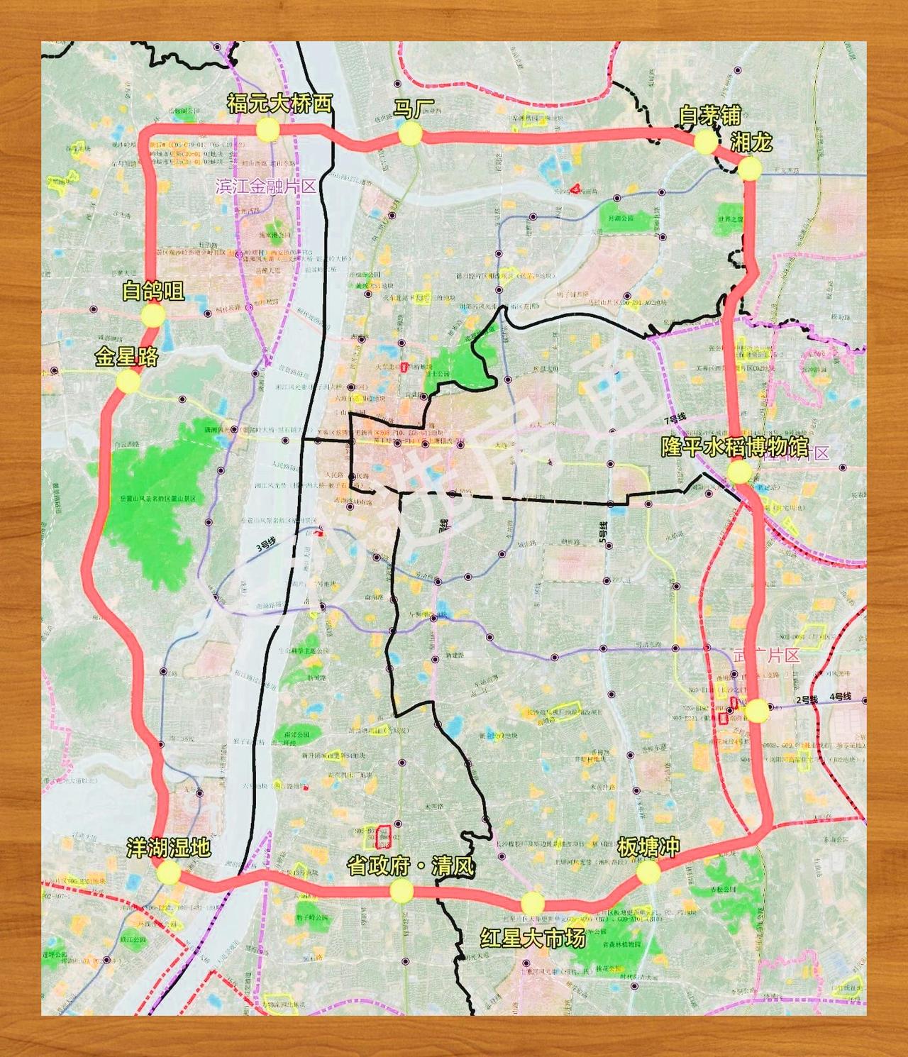 长沙地铁8号线，先修西南半环才是正解！

长沙地铁8号线优先建设西南半环确实更具