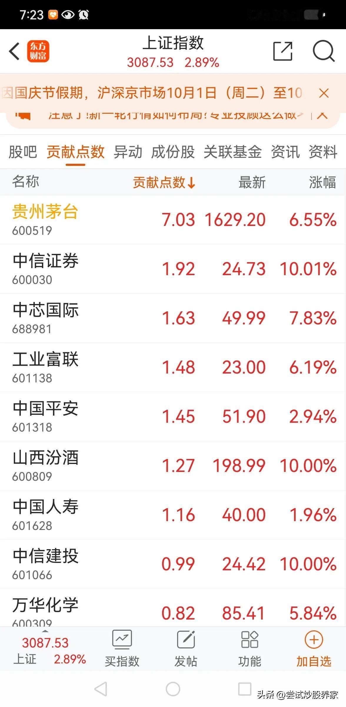 下周一来一个千股涨停我就相信牛市来了，不然都是扯淡，现在抖音、头条，百度号等等很
