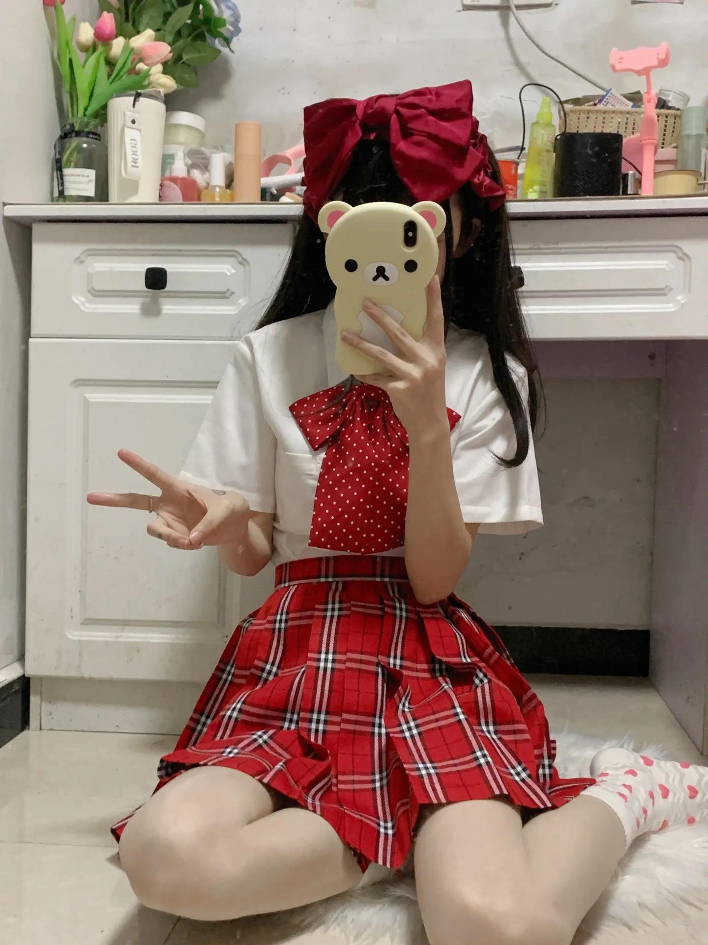 ど⁰꒨⁰う～哇 宝宝系我 开门开门。