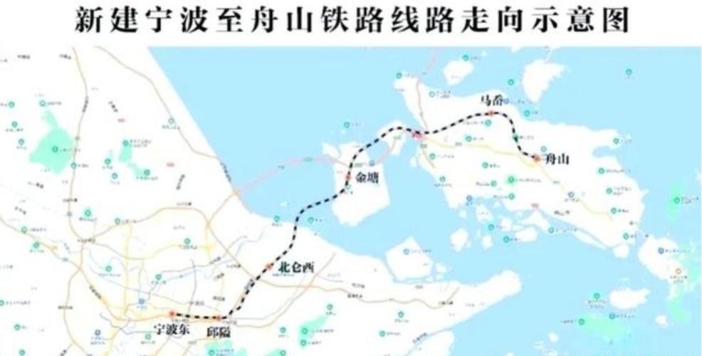 中国东部沿海交通网络正迎来重大升级，甬舟铁路（宁波至舟山）作为沪舟甬跨海大通道的