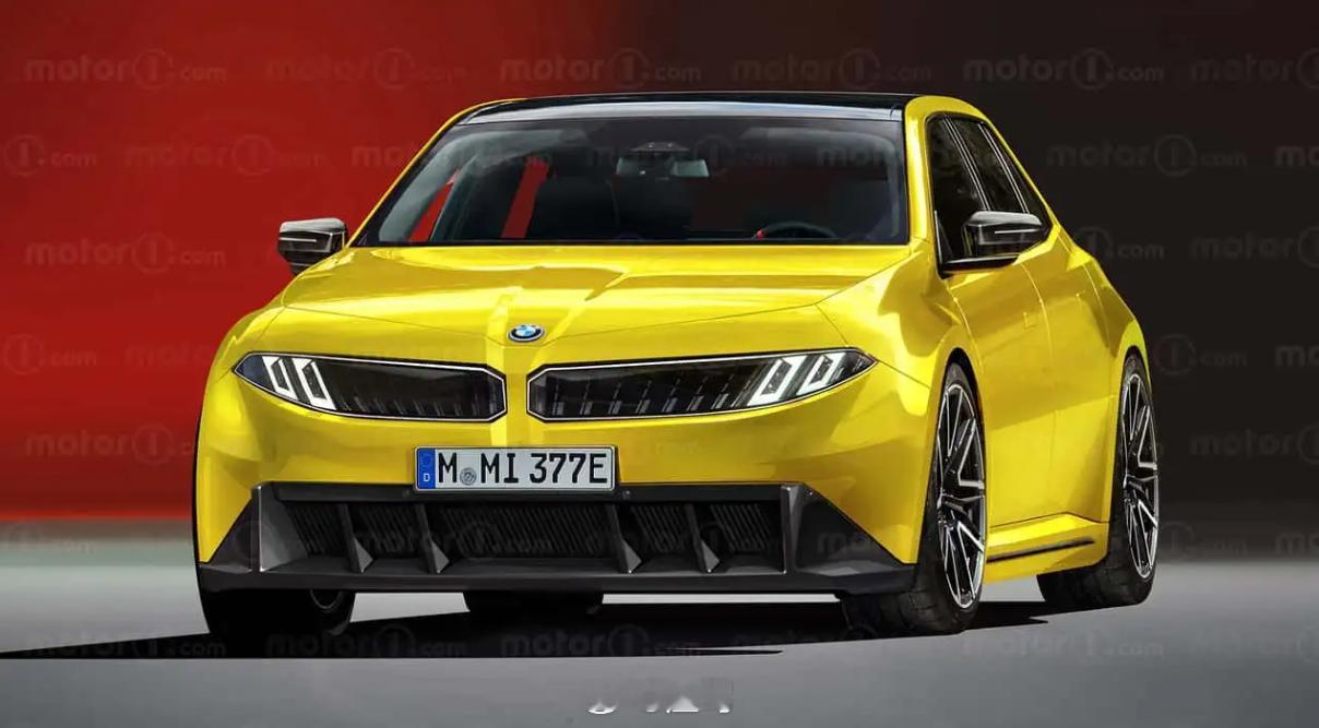 据最新泄露的谍照与渲染图，宝马首款纯电动M3的可能外观日前曝光。该车型预计将于1