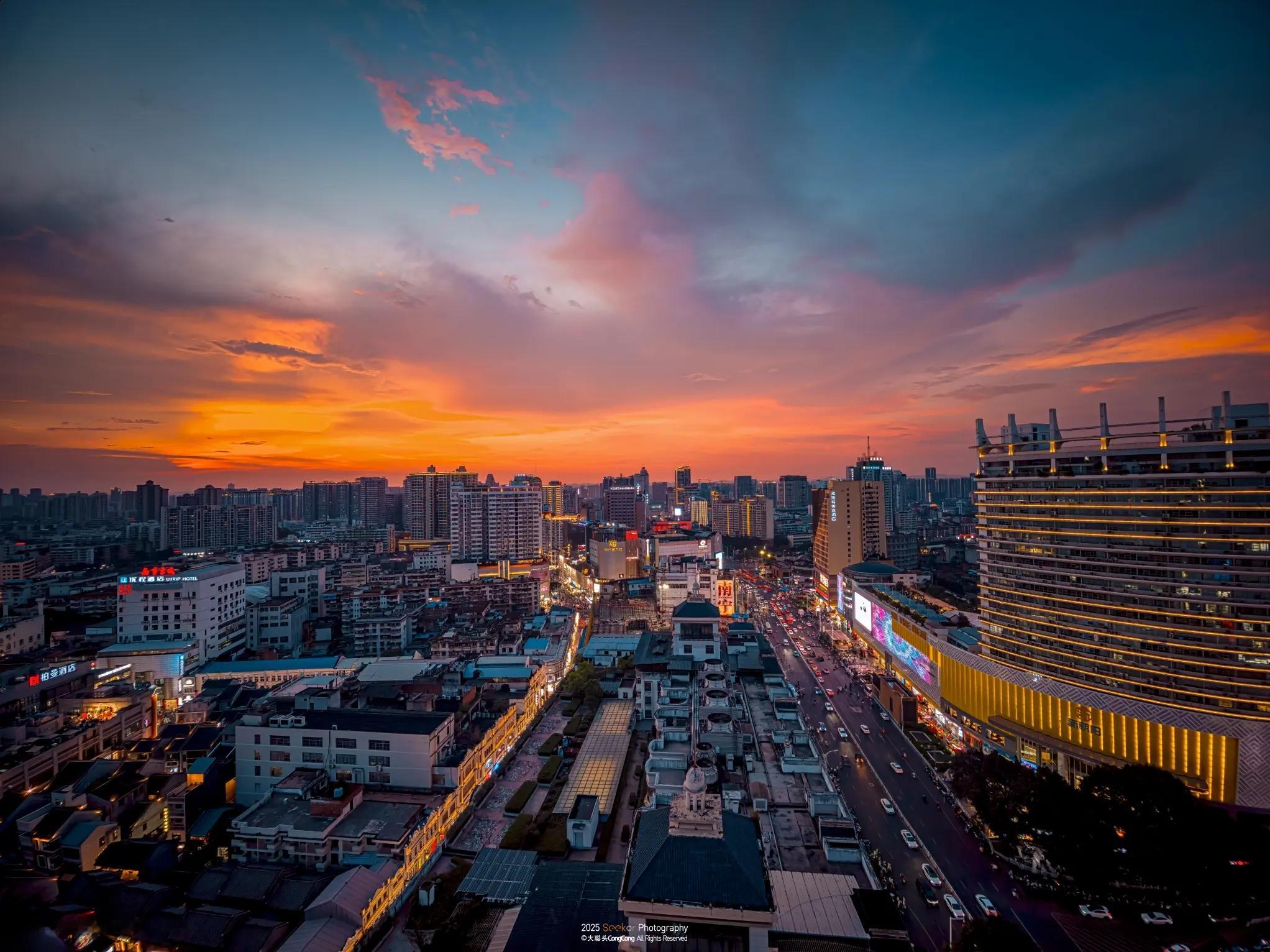 南宁最后的晚霞图源vivo社区vivo创作者大聪头CongCongPhoto b