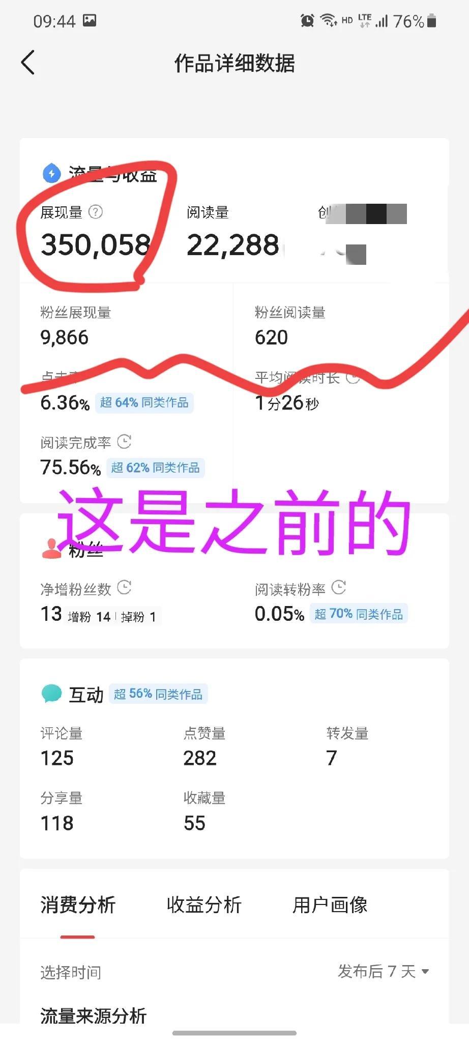 一星期时间了
不管发什么就是只推荐粉丝
也不完全是
比如展现量如果是1000的话