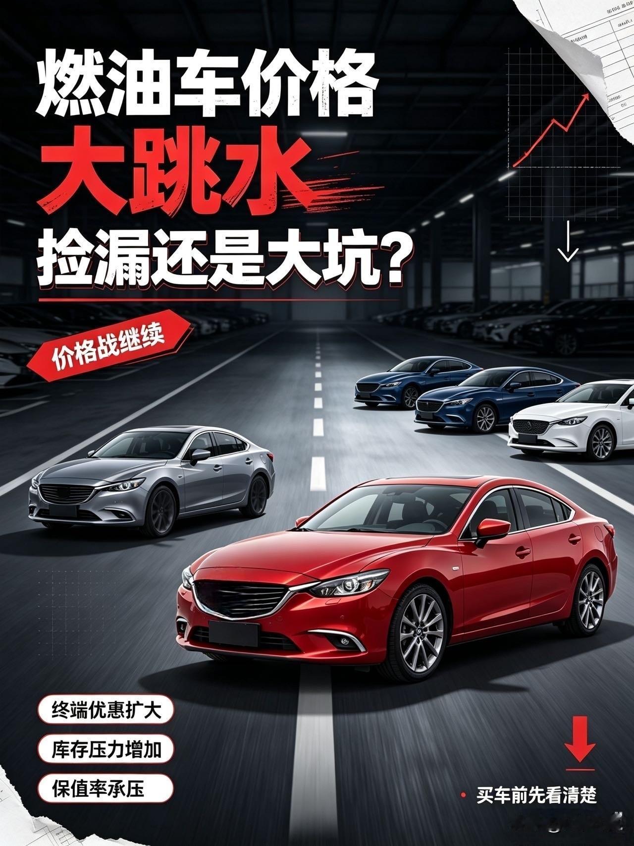 彻底扛不住了！大批燃油车价格大跳水，捡漏还是大坑？

今年车圈最魔幻的事，不是新