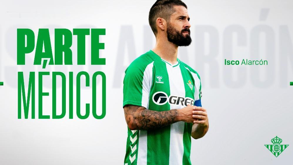 皇家贝蒂斯官方消息，伊斯科接受了右脚踝关节镜手术，恢复期待定。
伊斯科此前刚重伤