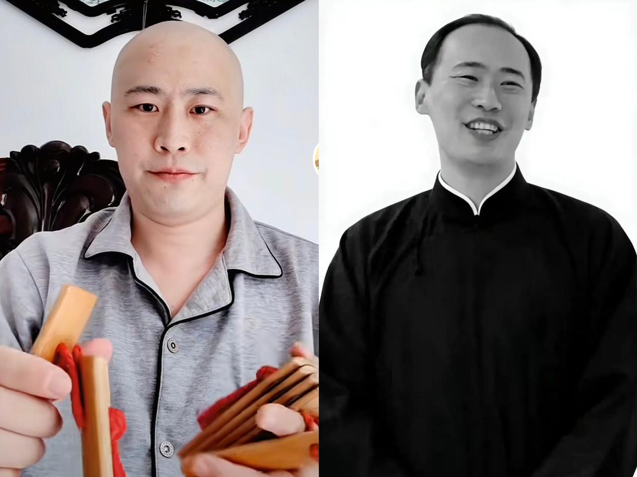 果然面相是会骗人的，
相声演员李晓龙就是个例子，
他今年3月份还在社交平台分享了