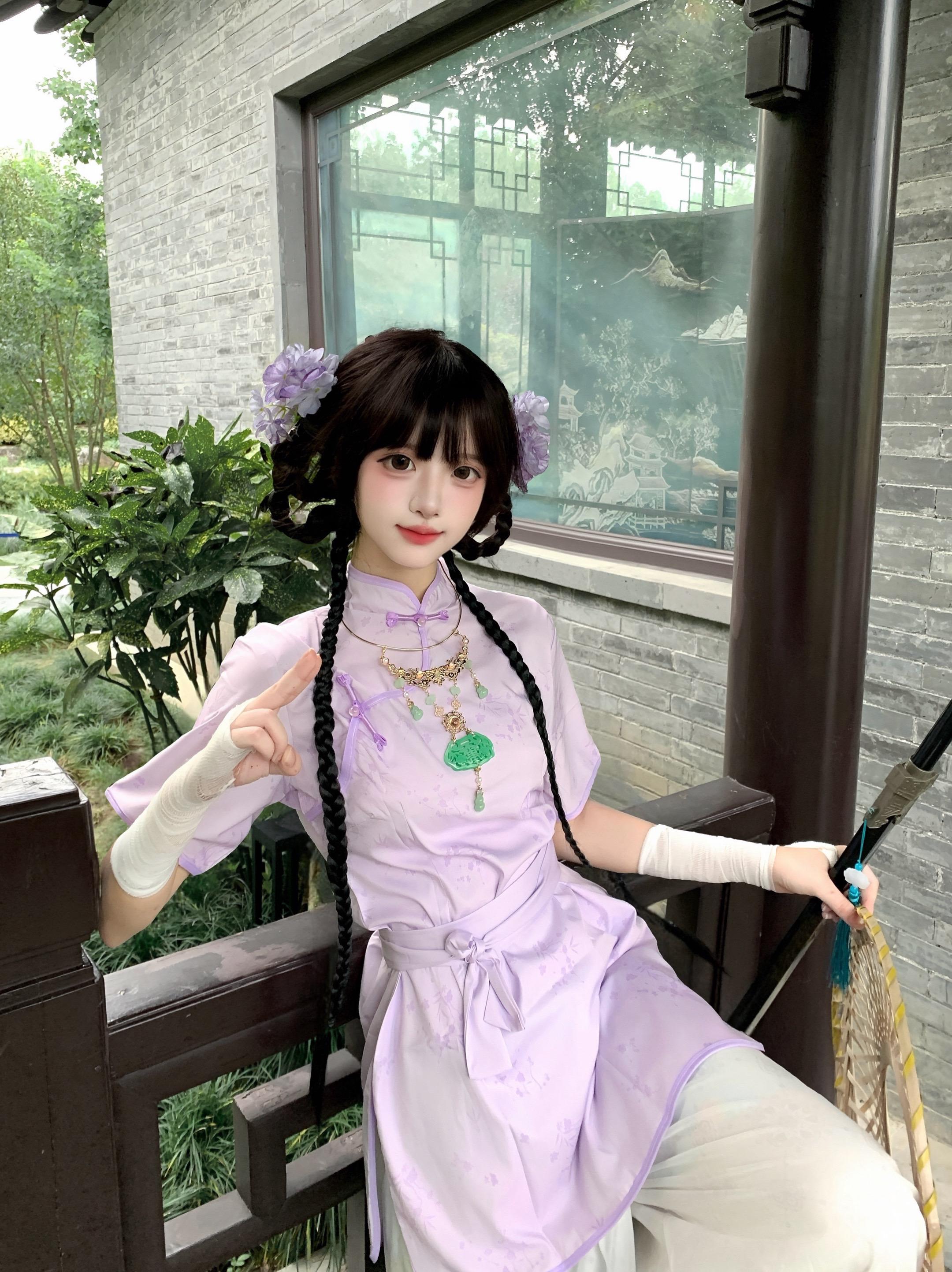 “巧遇呀，师妹”一整套🥕⑥⑧的中华娘套装！！从没见过的配色！感觉可以...