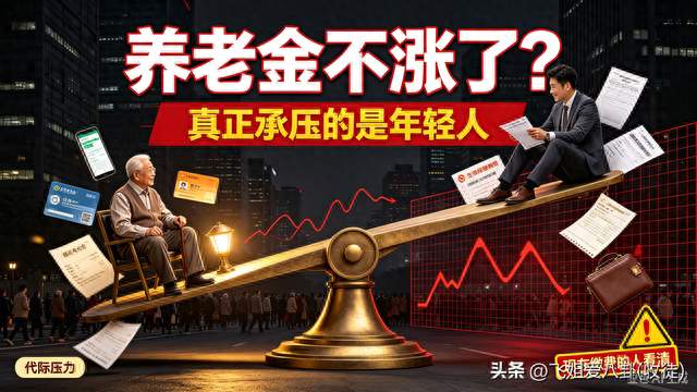 养老金涨幅持续放缓！真正扛下所有压力的，是当代缴费年轻人