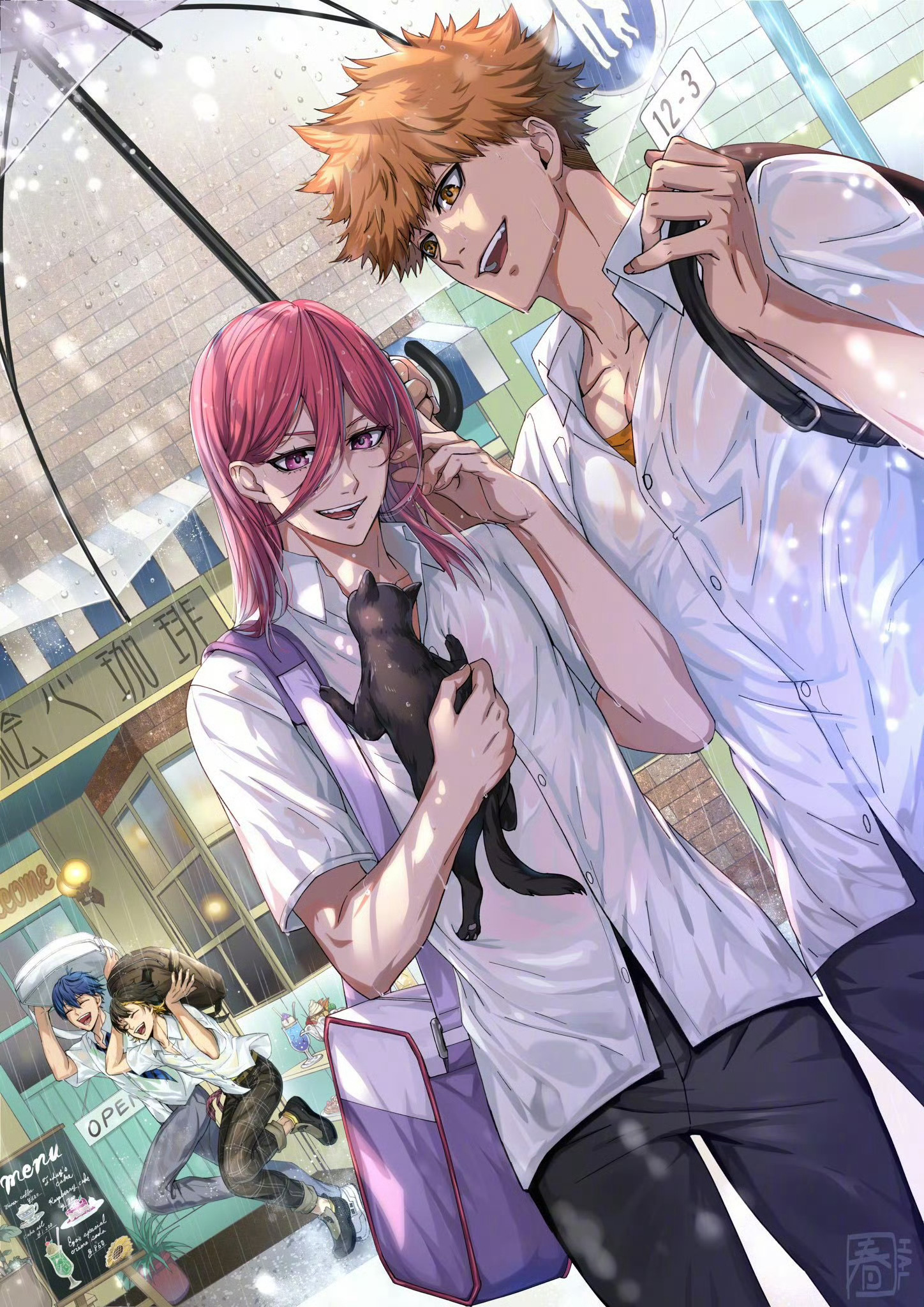 #蓝色监狱[超话]##蓝色监狱##漫视界企划# 雨天 x：halutica ​ 