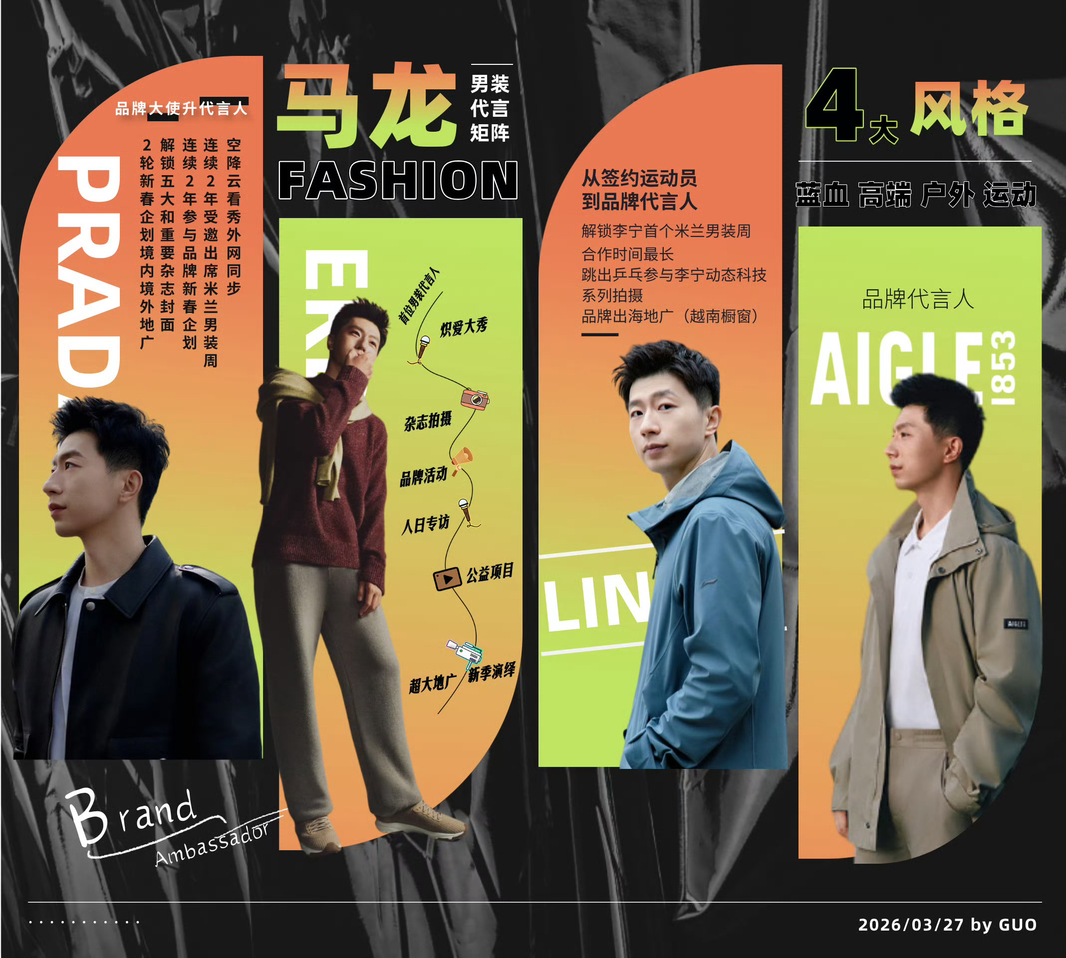 365张爱上马龙的人生照片鞍山小马第184张：解锁新商务，马龙和户外风格也很搭～