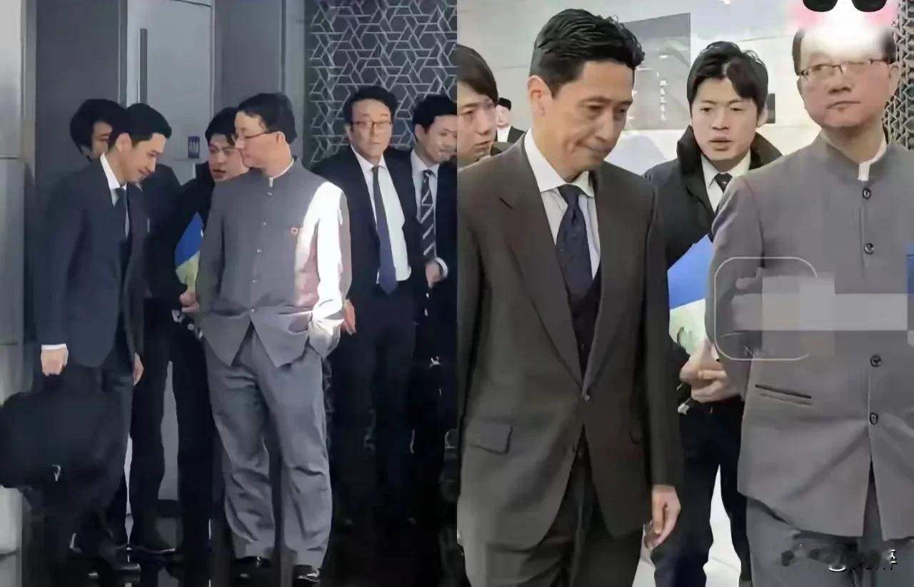 当看到刘司长会见日本外务省亚洲大洋洲金井正彰的画面时，有人的心被深深的刺痛了！