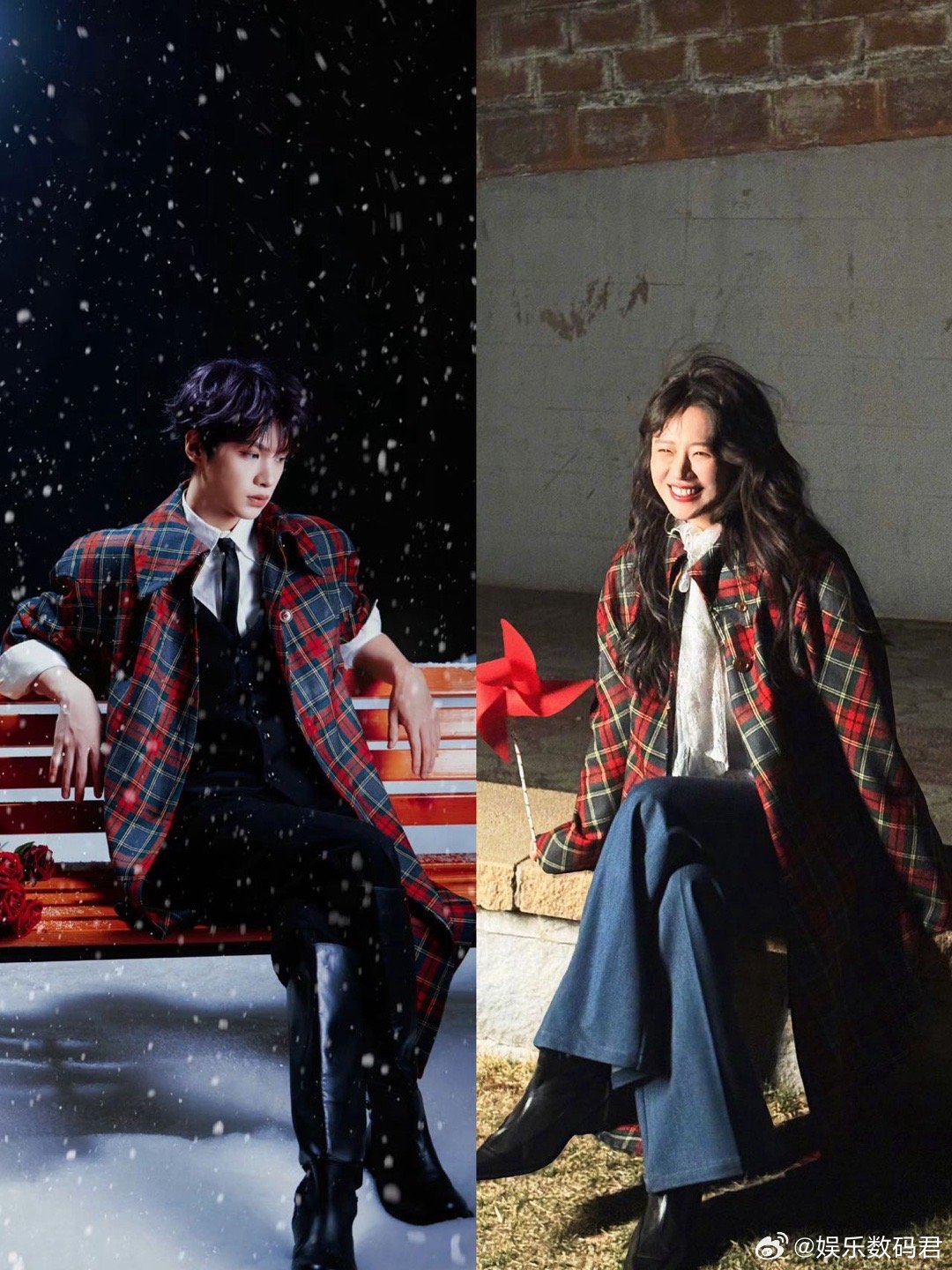 马思纯黄明昊这就穿上亲子装了电影我的妈耶 这波联动太会了！马思纯黄明昊穿同款自带