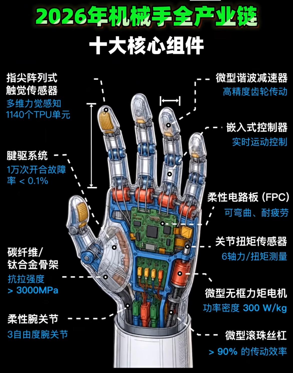 人型机器人：灵巧手关节作用与相关公司一览！

机器人企业排行 仿生具身机器人 机