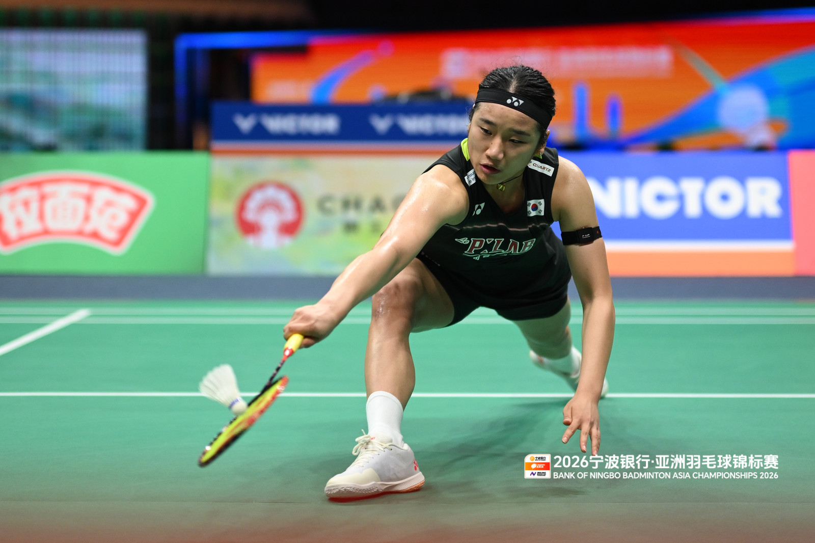 安洗莹时隔三年再进亚锦赛决赛！安洗莹🇰🇷 21-14、21-9 🇰🇷沈有