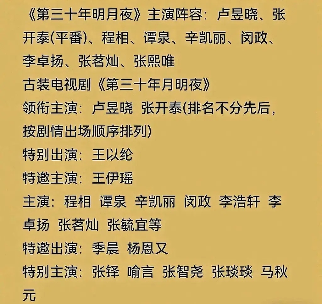 卢昱晓新剧居然和张开泰平番？？卢昱晓张开泰 ​​​