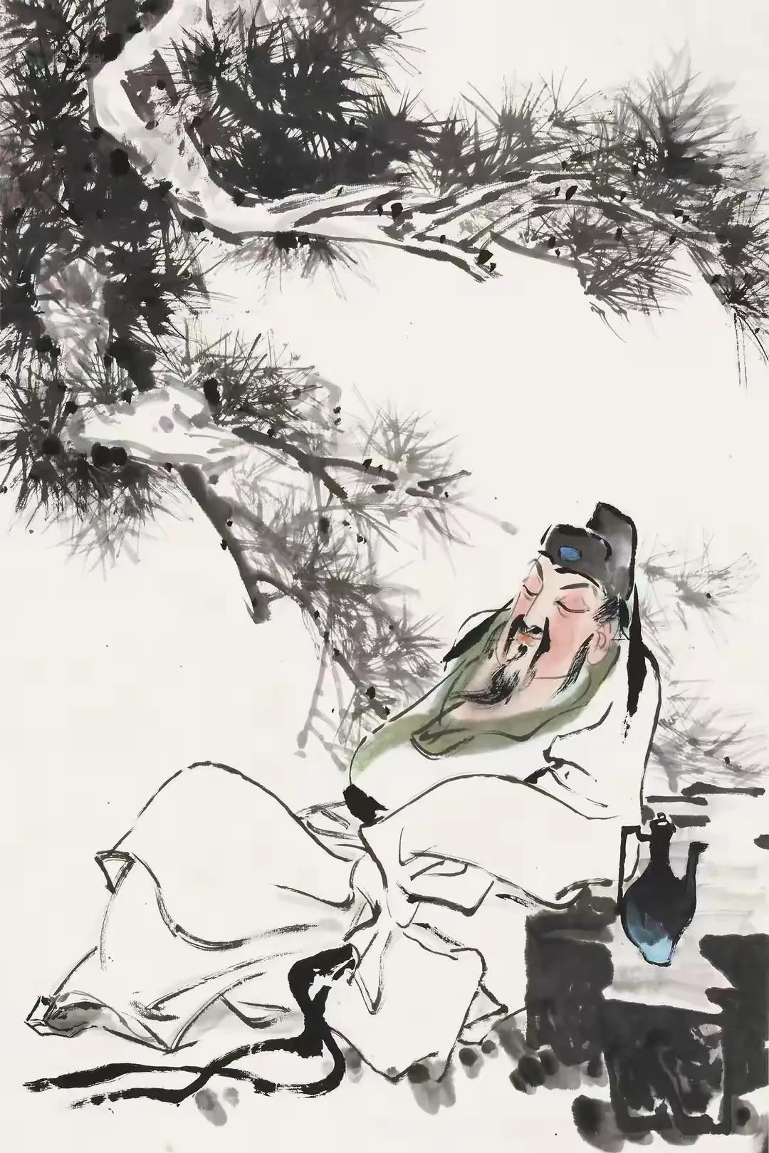 上联：？？？
下联：醉卧云间忘喜忧。