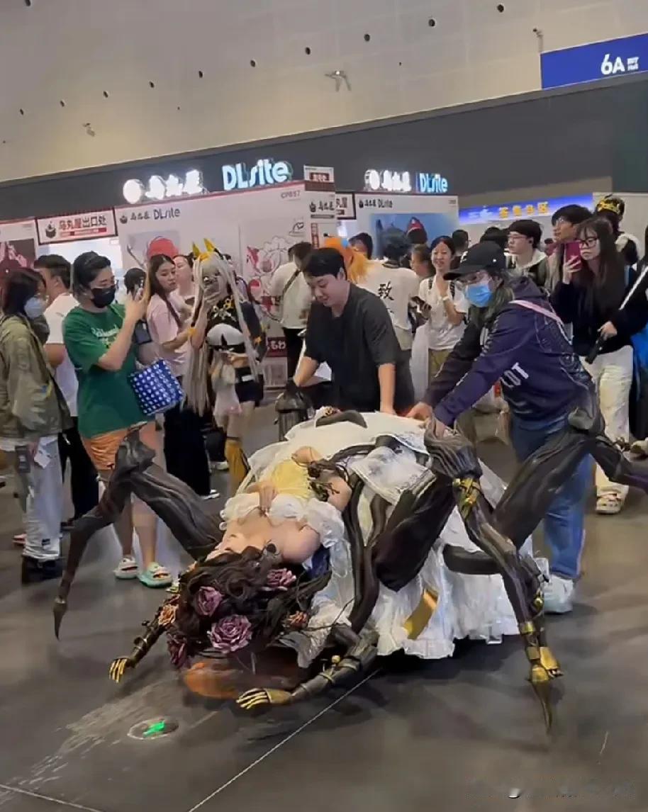 哈哈，听说你为了那个蜘蛛花嫁的COSPLAY，还花了1000块买了窥探镜啊？虽然