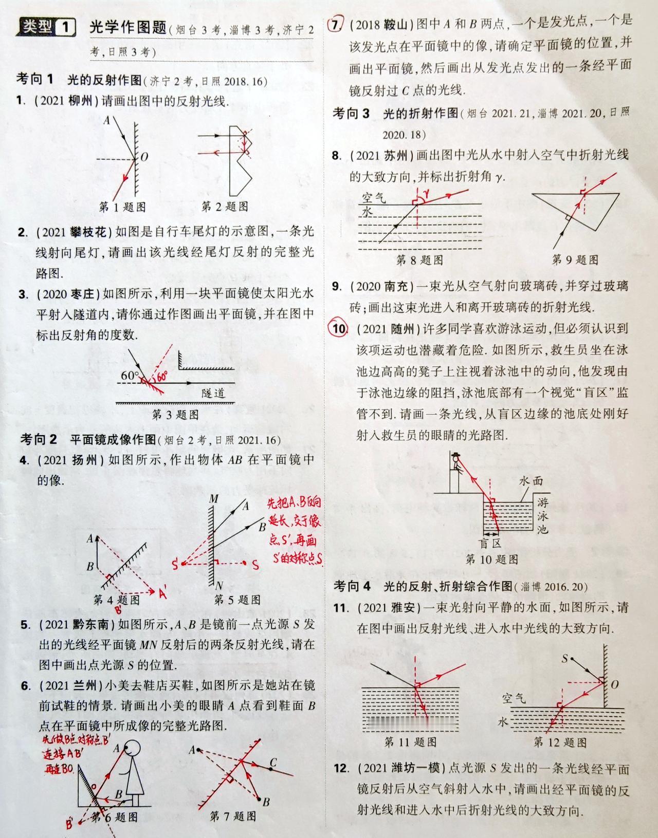 中考物理必考！送分机会来了！

作图题！各地必考题型。
属于简单题，但是每年仍有