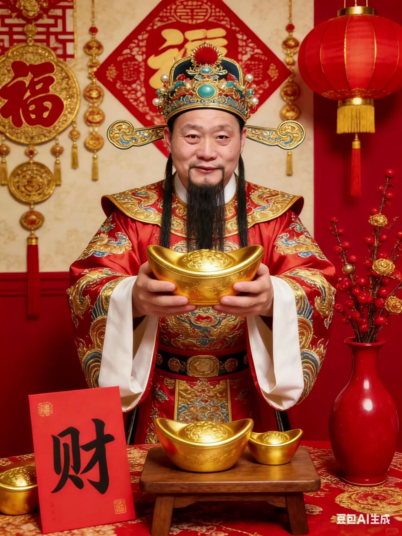 财神到家财神迎财神新年快乐！