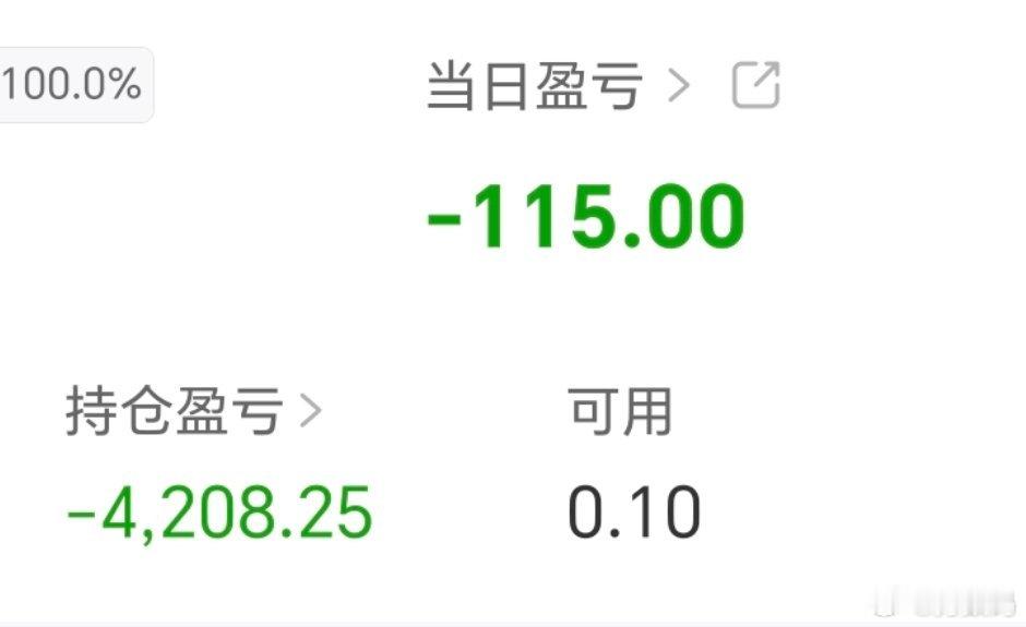还好还好，跌的这些，我还能接受。[捂嘴哭] ​​​