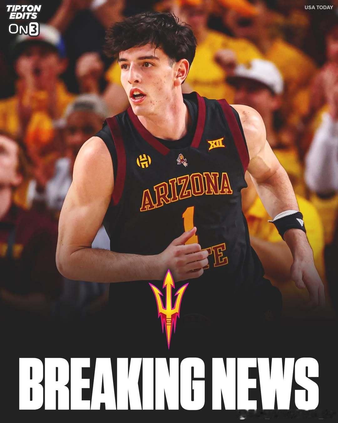 亚利桑那州立大学前锋圣地亚哥·特鲁埃(Santiago Trouet)进入转学窗