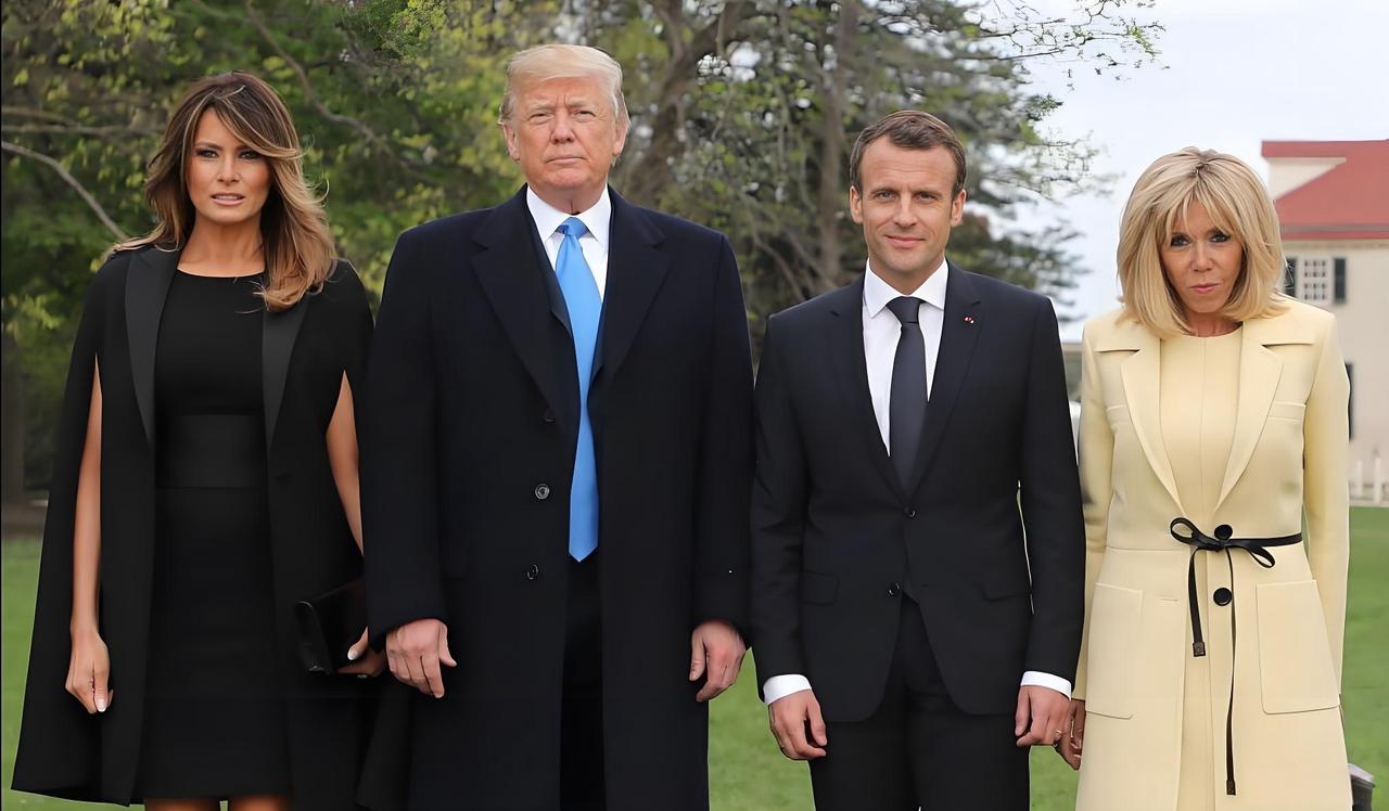 马克龙刚走，美国就迫不及待的打电话来了。

美国这是自找苦吃，法国总统马克龙来访