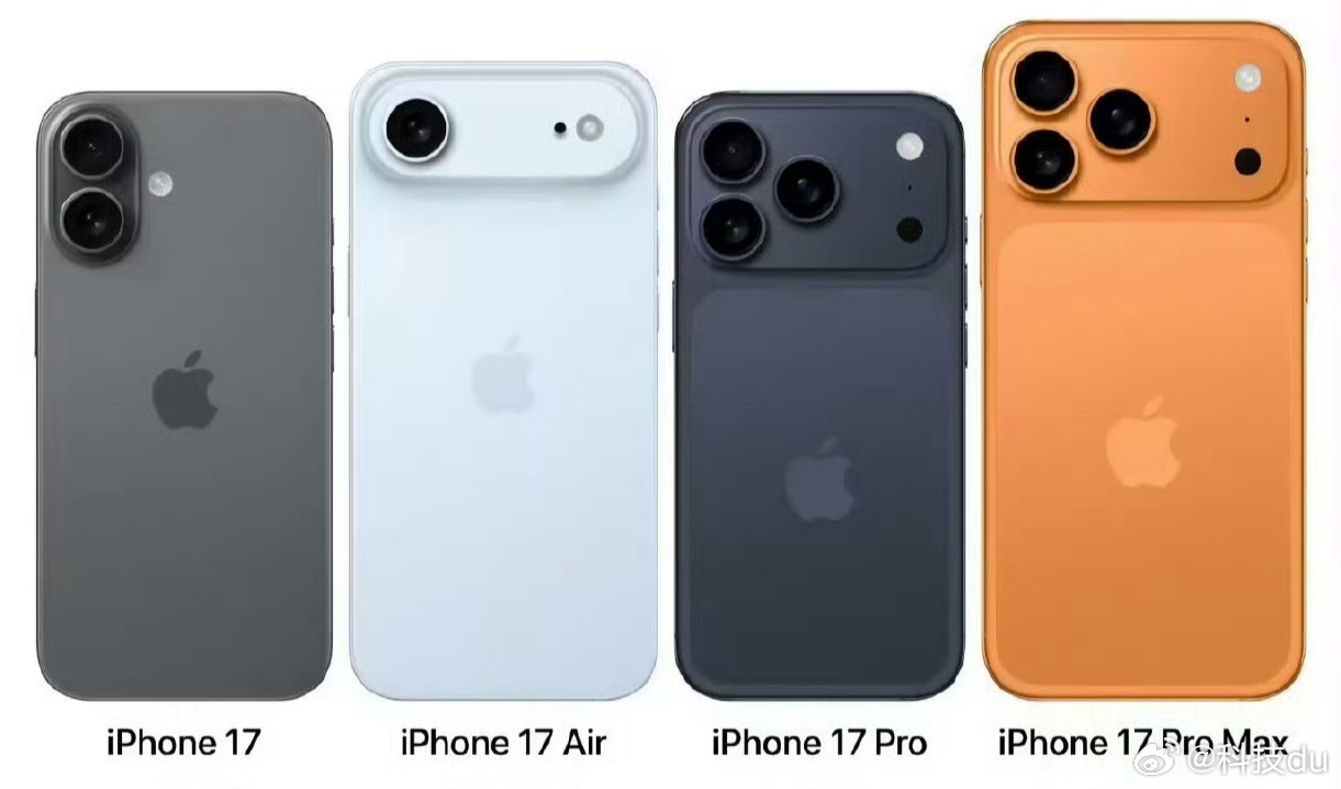 iPhone17iPhone17系列外观基本上就这样了，好看吗？明天凌晨发布，蹲