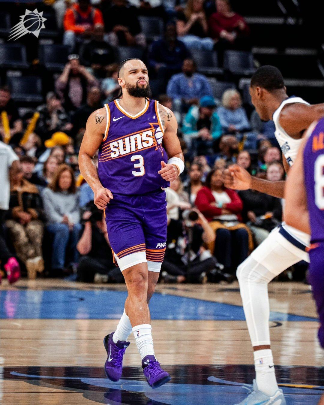 狄龙半场18分，太阳半场领先18分。这支队有狄龙真好太阳vs灰熊