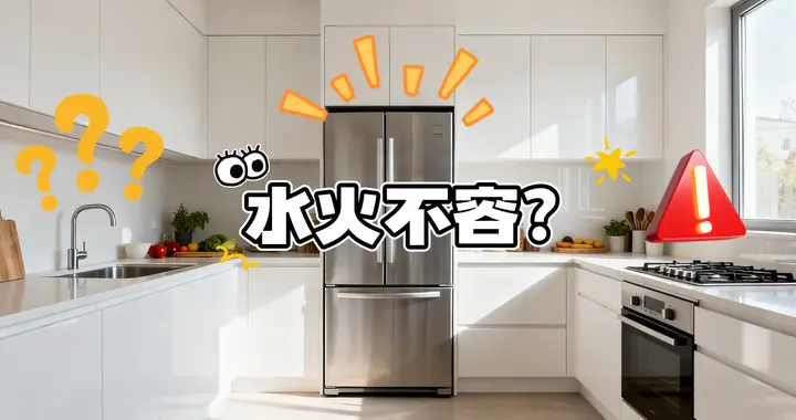 冰箱放厨房=水火不容？那水龙头装厨房算什么？